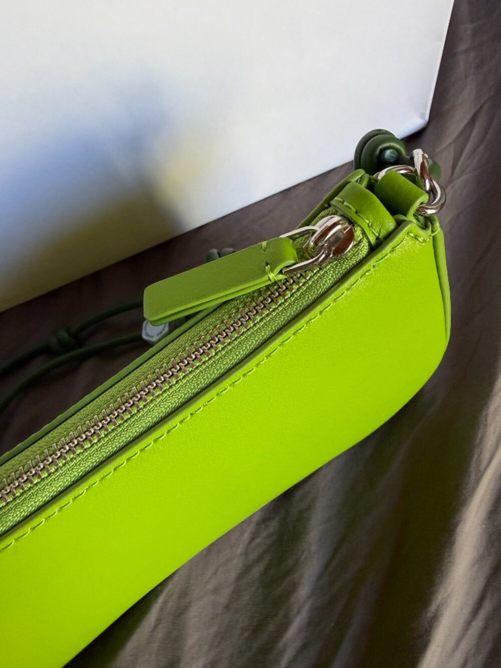 NWT Authentic Marc Jacobs Leather Lucky Charm Green Bag - Picture 14 of 16